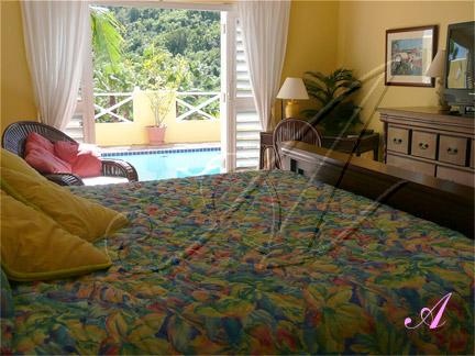 Villa madeleine - master bedroom out to private pool